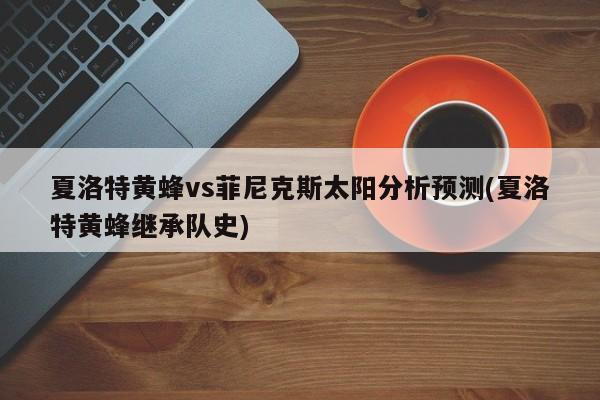 夏洛特黄蜂vs菲尼克斯太阳分析预测(夏洛特黄蜂继承队史)